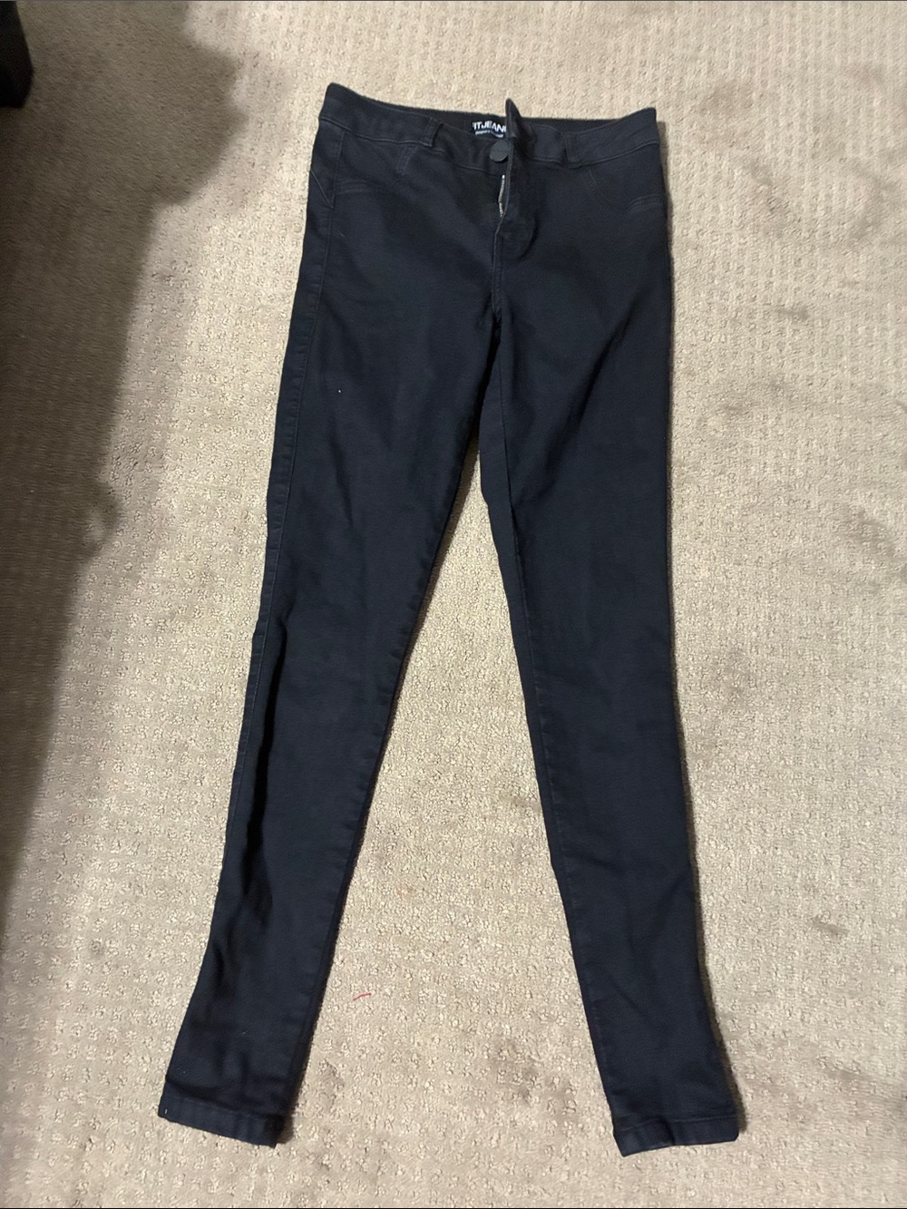 FITJEANS Women's Black Skinny Jeans